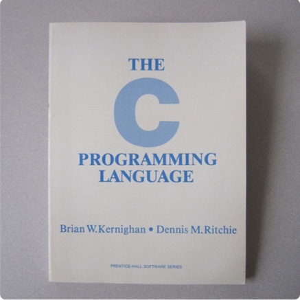 Front page of "The C Programming Language" manual